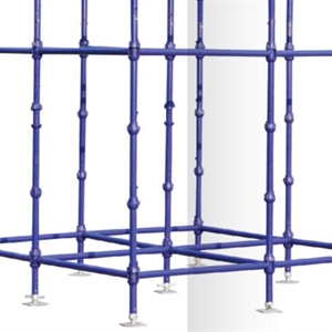 Cup-lock scaffolding