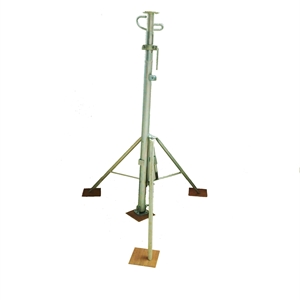 Adjustable steel support (cold galvanizing)